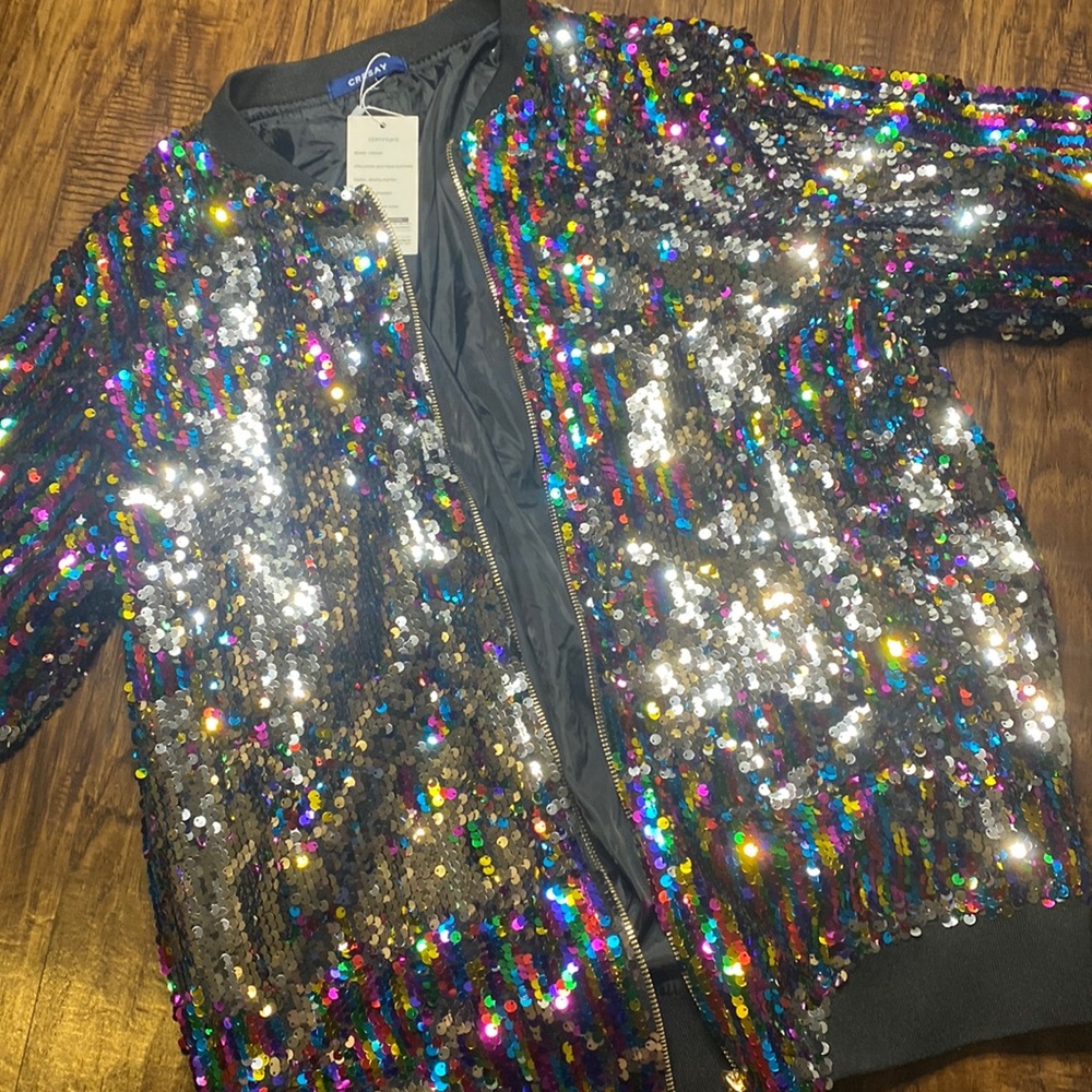 brand new with tags sequined blazer